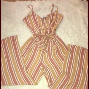 Super cute spaghetti strap jump suit